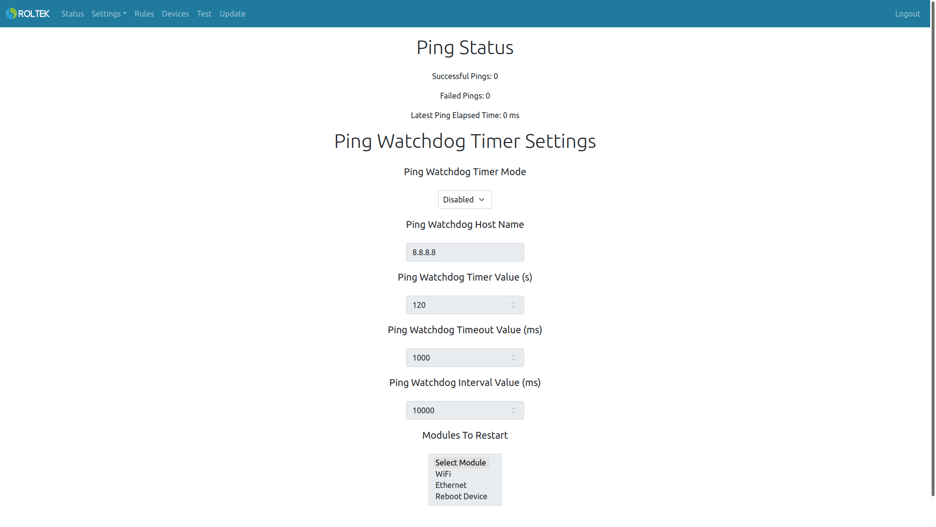Ping-LRW842