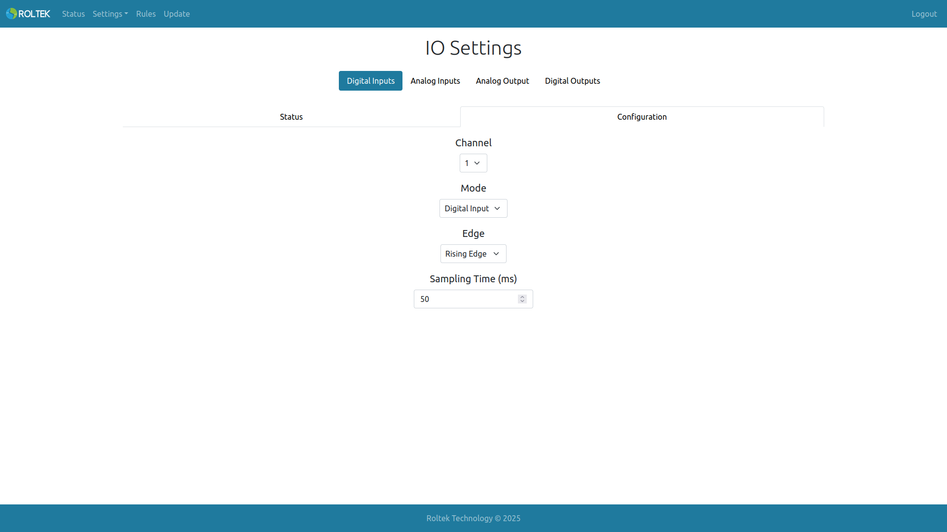 DigitalInputConfig-8421