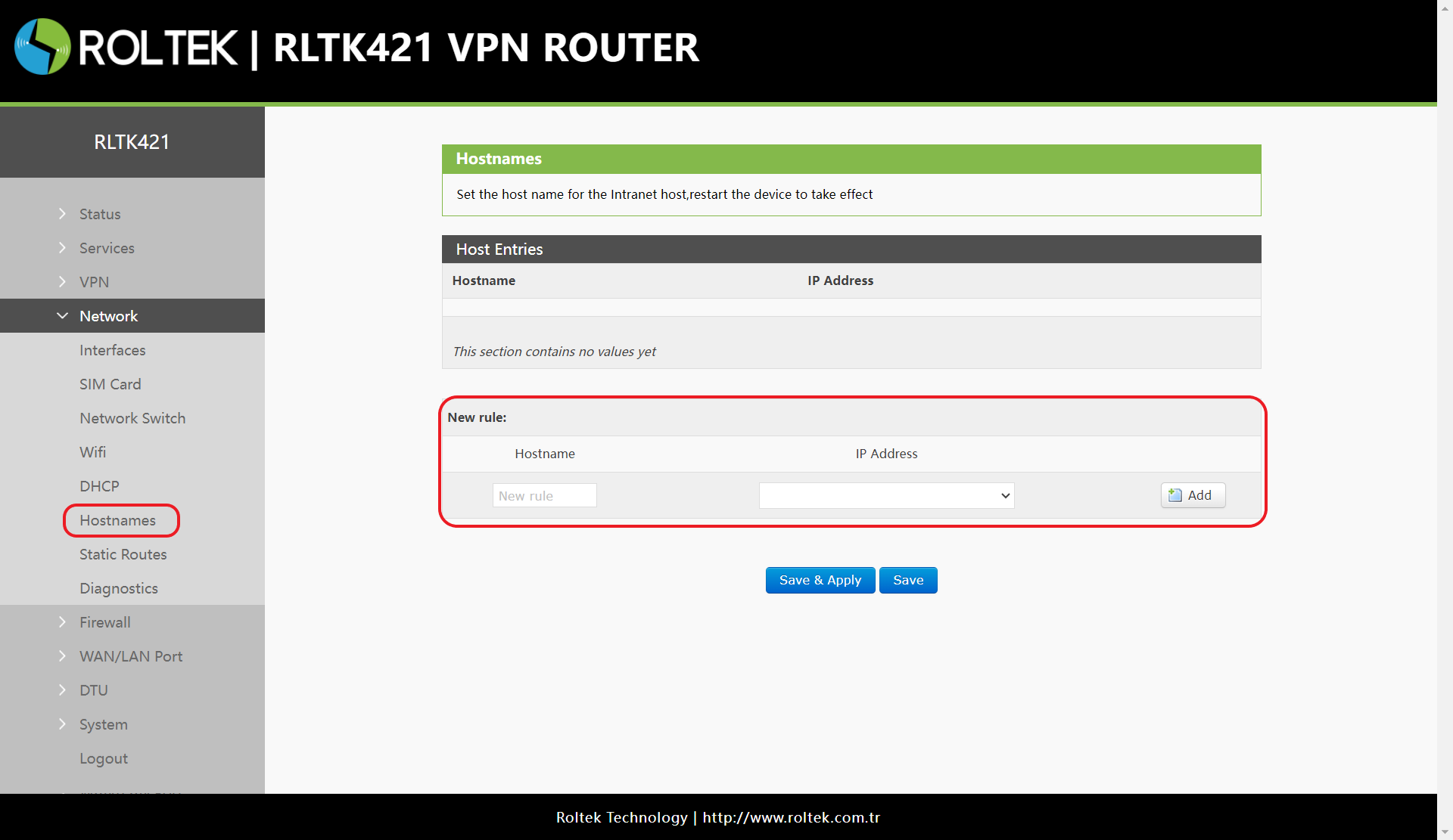 HostnameCustomDNS-421